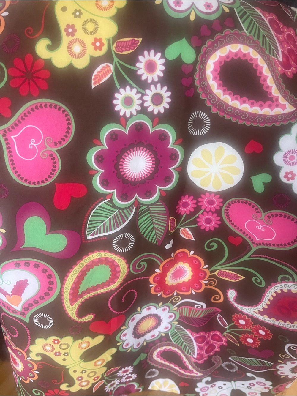 Hanna Anderson Girls Whimsical Floral Multicolor Coat